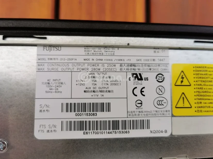 Fujitsu Esprimo E420 E85+, i5-4570, 8GB RAM, 256GB SSD 2,5"