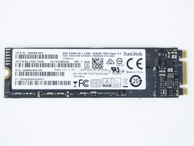 SanDisk 256GB M.2 SATA SSD disk
