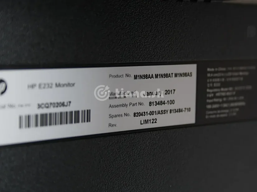 HP 23" E232 IPS 1920x1080
